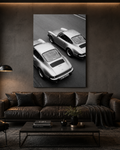 Porsche Doppelpack- Leinwand