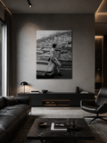 Rennfahrer Monaco - Leinwand