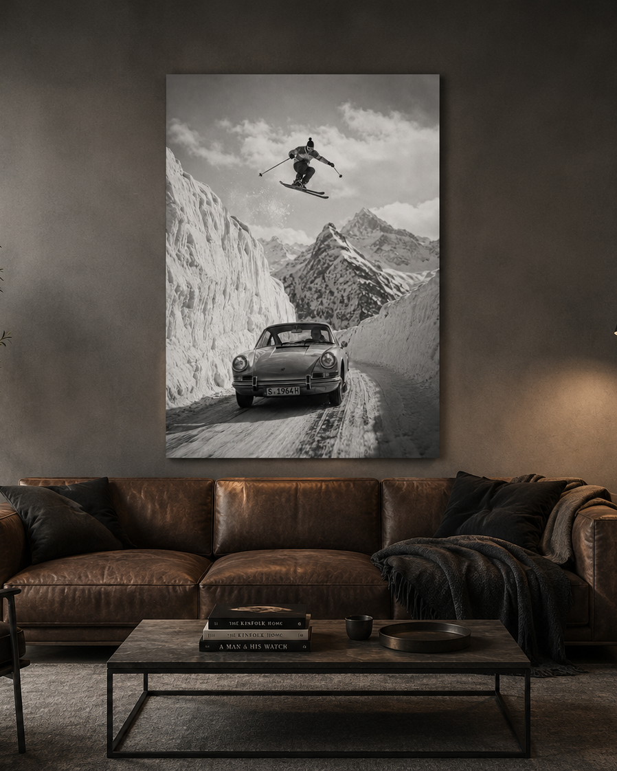 Porsche Ski - Leinwand