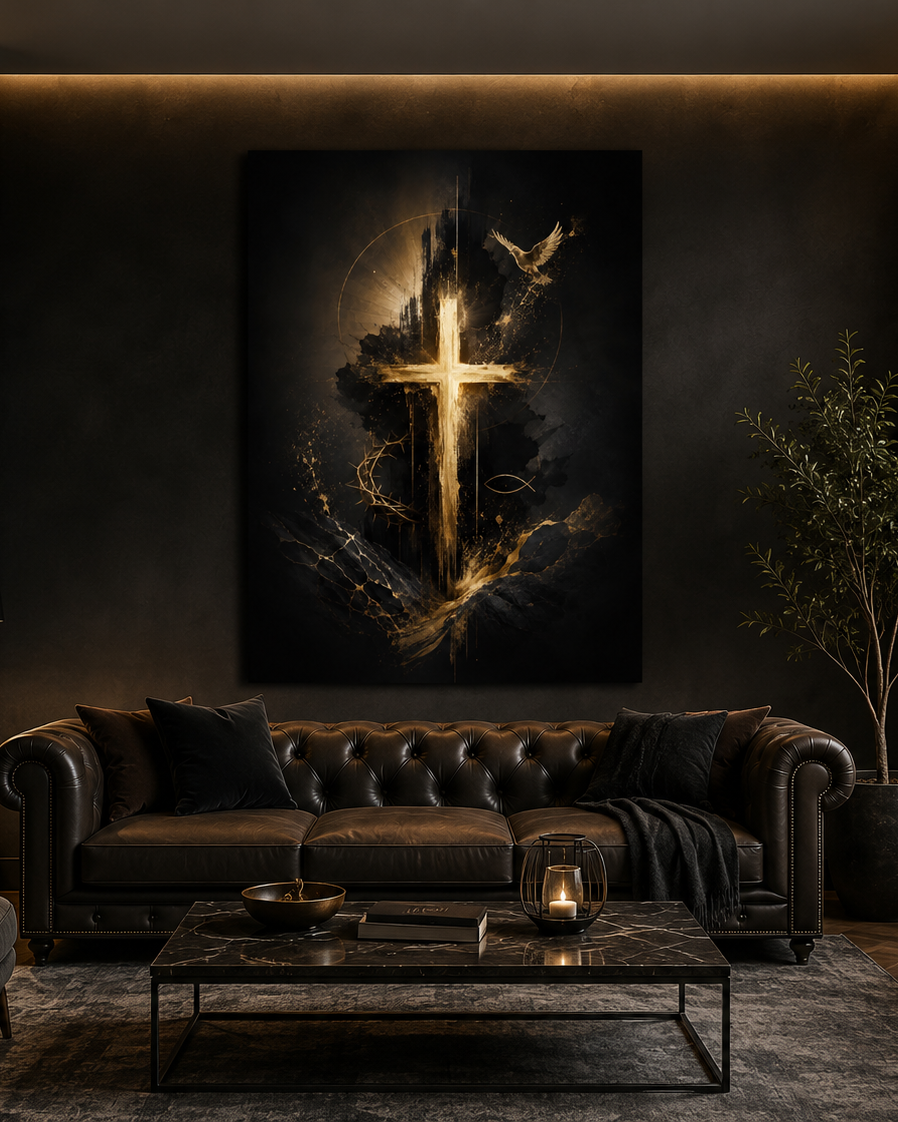 Christ Kreuz - Leinwand