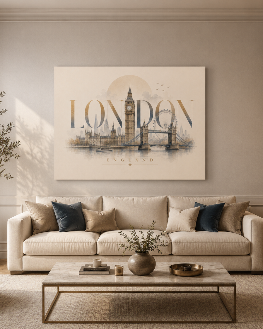London - Leinwand