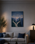Verschlossene Türen - Leinwand