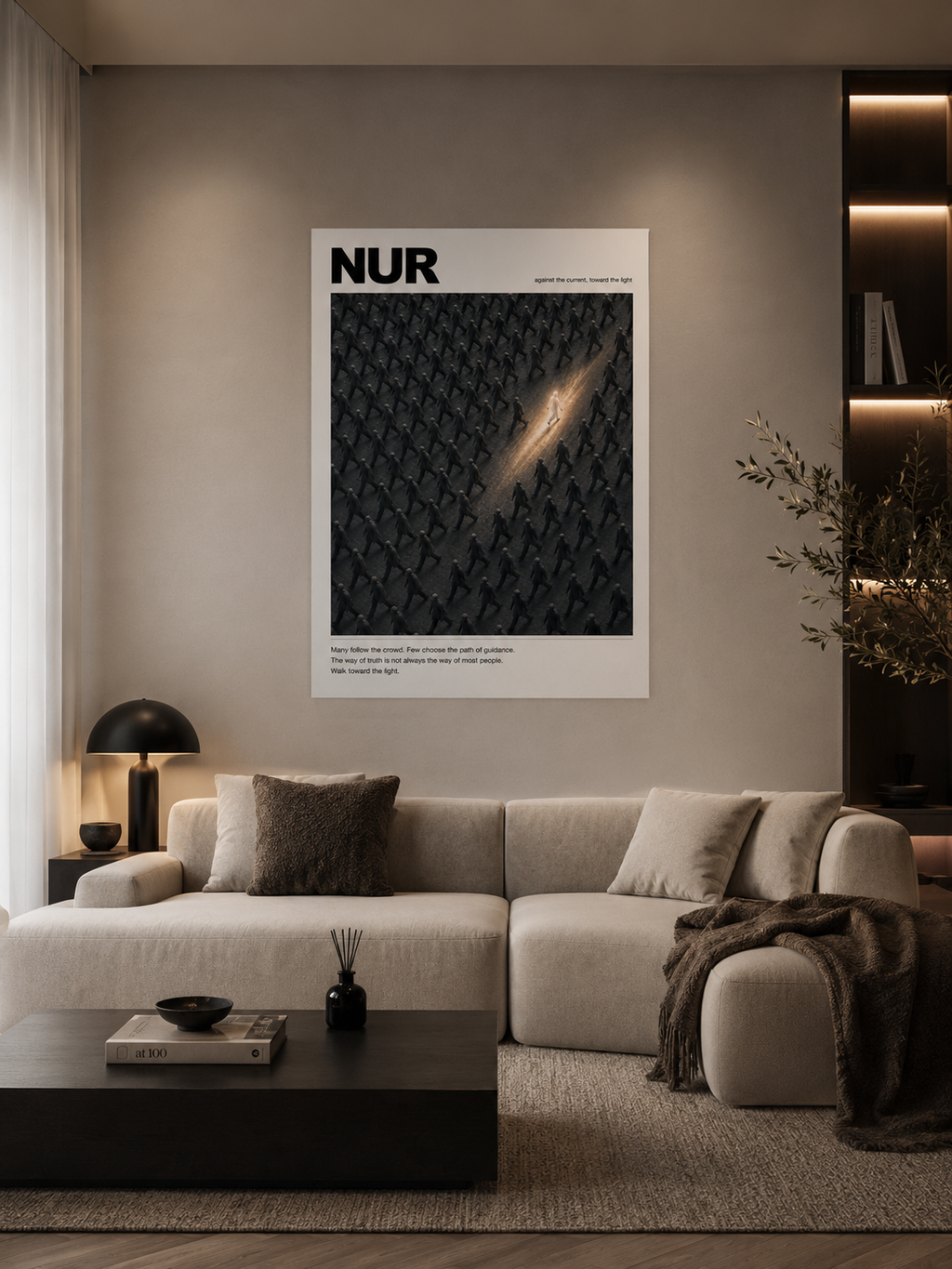 Nur - Leinwand