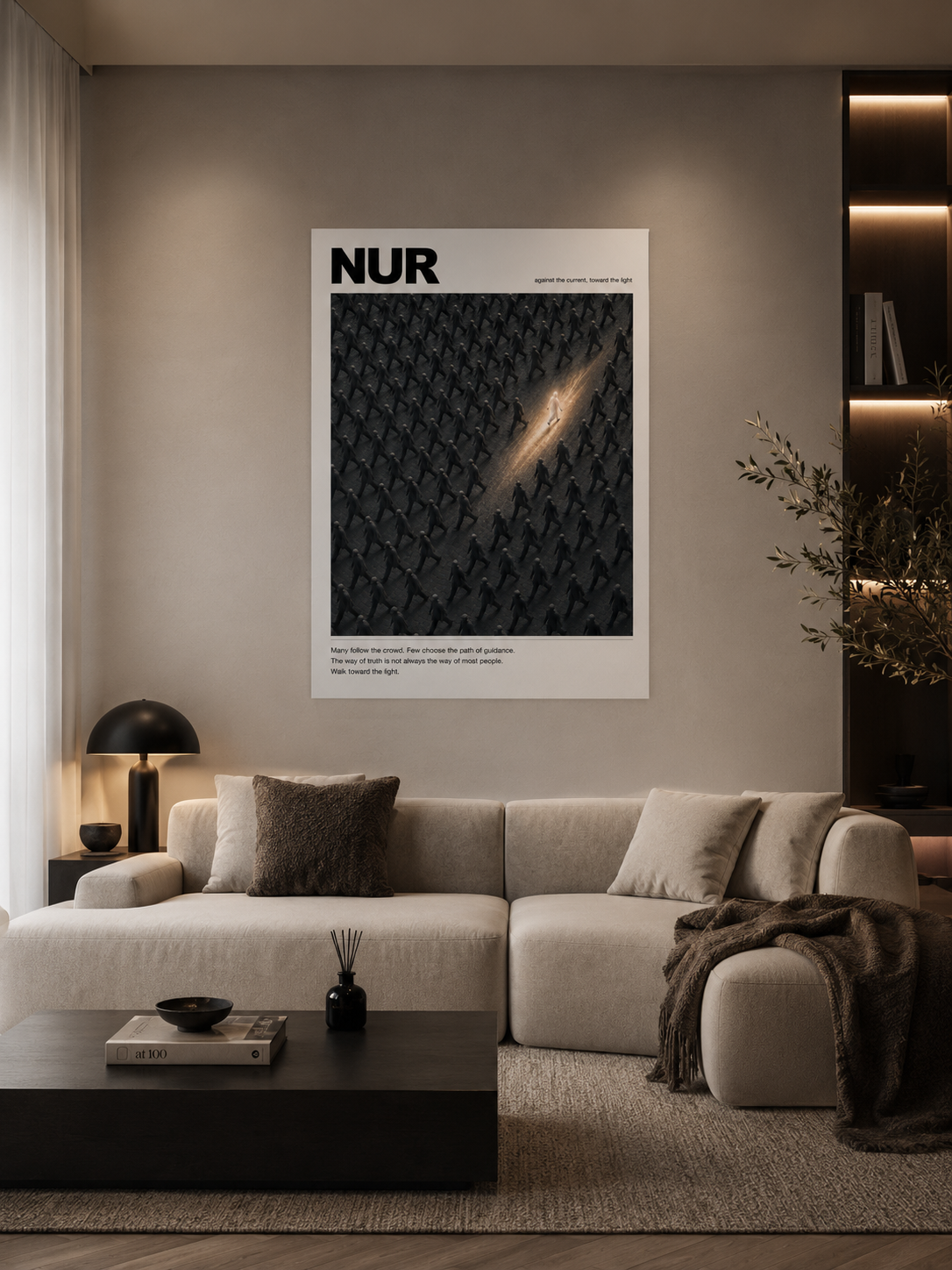 Nur - Leinwand